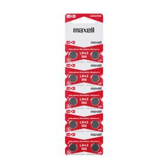 Buttoncell Maxell LR43-AG12-V12GA-RW84-LR1142 Τεμ. 10