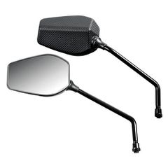 ΚΑΘΡΕΠΤΕΣ ΜΟΤΟ FENDER M10x1,25 ΜΑΥΡΟΙ/CARBON 2 ΤΕΜ.