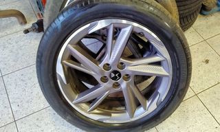 Ζαντολάστιχα 19"/5x108-Με καινούργια λάστιχα - /ET46 /65,2 --DS7 Crossback- OPEL-PEUGEOT-(98175013ZV)-(98175013ZR)--(Μοντ-2017-2024)-(Με καινούργια λάστιχα BRIDCESTON (5/2025) με 5.000 χιλιόμετρα )-thumb-1