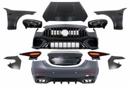 Κιτ αναβάθμισης αμαξώματος κατάλληλο για Mercedes C-Class W205 (2014-2018) Μετατροπή σε C-Class W206 C63 Design