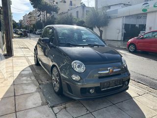 Fiat 500 2014 << LOOK ABARTH >>, XENON, ΔΕΡΜΑ, EURO 6-thumb-2