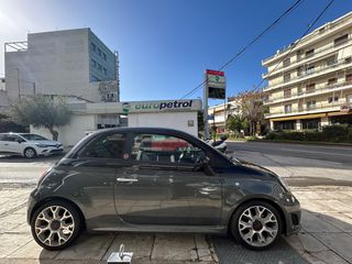 Fiat 500 2014 << LOOK ABARTH >>, XENON, ΔΕΡΜΑ, EURO 6-thumb-4