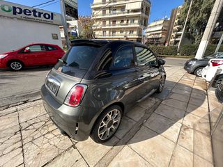 Fiat 500 2014 << LOOK ABARTH >>, XENON, ΔΕΡΜΑ, EURO 6-thumb-6