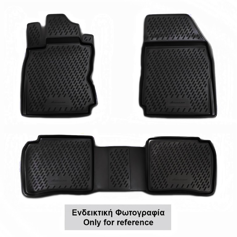 ΠΑΤΑΚΙΑ ΣΕ ΣΚΑΦΗ TPE ΛΑΣΤΙΧΟ ΓΙΑ CITROEN C4 5D 2004-2010 ΣΕ ΜΑΥΡΟ ΧΡΩΜΑ NOVLINE - 4 ΤΕΜ.