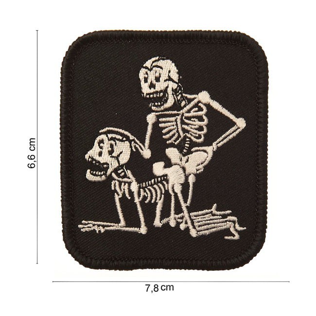 Ραφτό Σήμα PATCH TWO SKELETONS