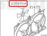 ΦΤΕΡΩΤΗ ΒΕΝΤΗΛΑΤΕΡ NISSAN ALMERA N15 SUNNY N14 MICRA K11 2148650Y10
