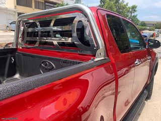Roll Bar inox 1 Σκέλους με επίπεδη σχάρα τύπου(Αράχνη)  Hilux Revo