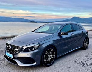 Mercedes-Benz A 180 2017 Α180d | AMG Line | DCT 7G | Panorama | Navi | Led lights