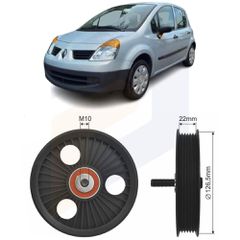 Τροχαλία παρέκκλισης ιμάντα poly-V για Renault Modus 2005 2006 2007 2008 2009 2010 2011 2012 2013 7700274039