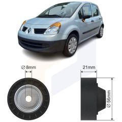 Τροχαλία παρέκκλισης ιμάντα poly-V για Renault Modus 2005 2006 2007 2008 2009 2010 2011 2012 2013 119239050R
