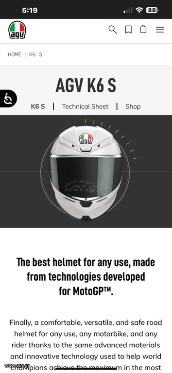 AGV k6 s