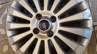 Ζάντα αλουμινίου 16” OEM Ford Fiesta 2008–2017 μεταχειρισμένη, ασημί