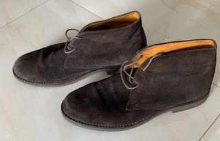 Geox μποτάκια σουεντ καφέ Νο45
