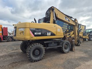 Εκσκαφέας Με Λάστιχα CAT 2010 M318 D