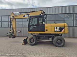 Εκσκαφέας Με Λάστιχα CAT 2010 M318 D-thumb-5
