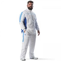 Αθλητική Φόρμα Adidas TEAM Άσπρη/Μπλε – TR40-thumb-2