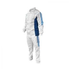 Αθλητική Φόρμα Adidas TEAM Άσπρη/Μπλε – TR40-thumb-3