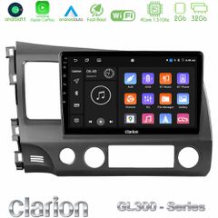Clarion GL300 Series 4Core Android11 2+32GB Honda Civic 2006-2011 Navigation Multimedia Tablet 9" Με Carplay & Android Auto