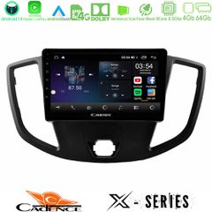 Cadence X Series Ford Transit 2014-> 8core Android 14 4+64GB Navigation Multimedia Tablet 9"