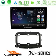Cadence X Series Fiat 500 2016> 8core Android 14 4+64GB Navigation Multimedia Tablet 9"