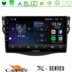 Cadence X Series Toyota RAV4 8core Android 14 4+64GB Navigation Multimedia 9"