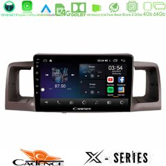 Cadence X Series Toyota Corolla 2002-2006 8Core Android 14 4+64GB Navigation Multimedia Tablet 9"