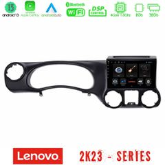 Lenovo Car Pad Jeep Wrangler 2011-2014 4Core Android 13 2+32GB Navigation Multimedia Tablet 10"