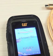 CAT B25 Κινητό τηλέφωνο Dual Sim Black (Ελληνικό μενού) A9066 ΤΙΜΗ-thumb-1