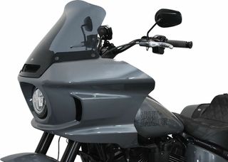 Κωδ.378268 KLOCK WERKS ζελατίνα Carbon Flare® KWW-02-0611-DS Harley Davidson FXLRST 1923 ABS 22-24 Γκρι τηλ.215-215-8211