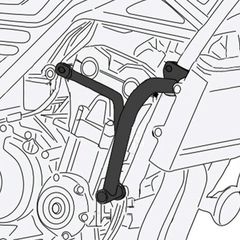GIVI Προστατευτικά κάγκελα κινητήρα TN1210 για Honda CL 500 (2023-25) Μαύρα