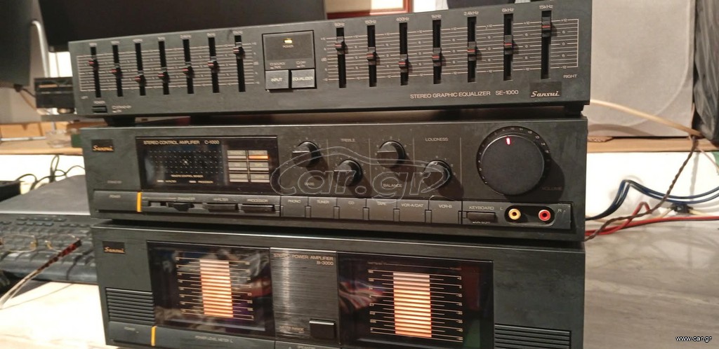 SANSUI Set Amp B-3000 + Pre C-1000 +Equalizer SE-1000