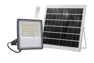 Ηλιακός προβολέας LED με ανιχνευτή κίνησης 100W 1200lm 4000K γκρι