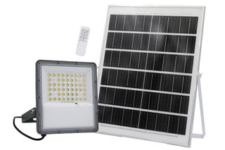 Ηλιακός προβολέας LED με ανιχνευτή κίνησης 250W 3000lm 4000K γκρι