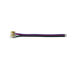 Τροφοδοσία με καλώδιο για ταινία LED COB RGB+W 12mm