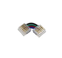 Μούφα γωνία για ταινία LED SMD RGB+W 10mm