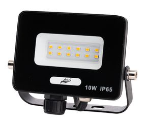 Προβολέας LED 10W 230V με ψυχρό φως 6200K IP65 μαύρος