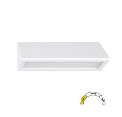 LED φωτιστικό PC επιτοίχο τρίγωνο 8W CCT IP65 λευκό