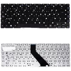 Teclado Español para Portátil - Spanish Laptop Keyboard για Acer Aspire V5-471 V5-431 M5-481 V5-431G V5-431P R25SW 9Z.N8DSW.50S 9Z.N8DSW.51D NSK-R25SW MP-11F73U4-4424 NK.I1413.01S ES No Frame Black (