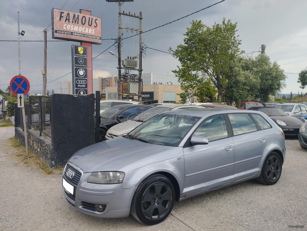 Audi A3 2008 2.0 TDi, Quattro, 200ps, Τέλη 26', Ελληνικό, Άριστο!