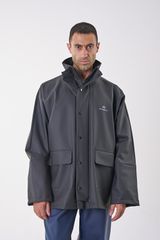 ΑΔΙΑΒΡΟΧΟ ΜΑΥΡΟ ΧΙΤΩΝΙΟ PVC ANORAK ΜΕΓΕΘΟΣ LARGE