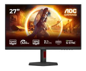 AOC Q27G4SRU Gaming Monitor 27" QHD Fast IPS 320Hz, 1ms
