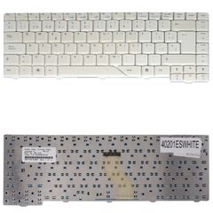 Teclado Español para Portátil - Spanish Laptop Keyboard για Acer Aspire 4210 4220 4230 4260 4310 4315 4320 4330 4430 4510 9J.N5982.V0E 9J.N5982.V0U AEZD1B00010 ES White ( Κωδ.40201ESWHITE )