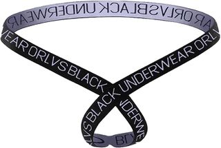 Nylon T-back Mens Fashion Underwear Black