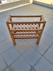 Ράφι φυτών επεκτάσιμο, Ξύλο ακακίας, Πλάτος 61, βάθος 45, ύψος 60