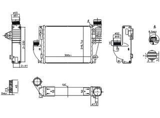 ΨΥΓΕΙΟ INTERCOOLER 1.6-2.0 HDI-BlueHDI ΠΕΤΡΕΛΑΙΟ (300x250x50) (VALEO)