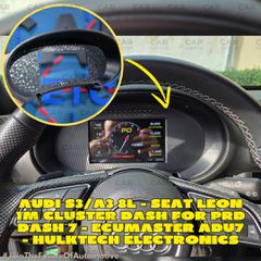 Audi S3 / A3 8L – Seat Leon 1M Βάση Ψηφιακού Καντράν (PRD Dash 7 / Ecumaster ADU7 / Hulktech Electronics)
