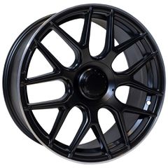 REPLICA ΖΑΝΤΕΣ MERCEDES 1258 20X8.5/9.5 ET38/42 5X112 MATTE BLACK MACHINED LIP
