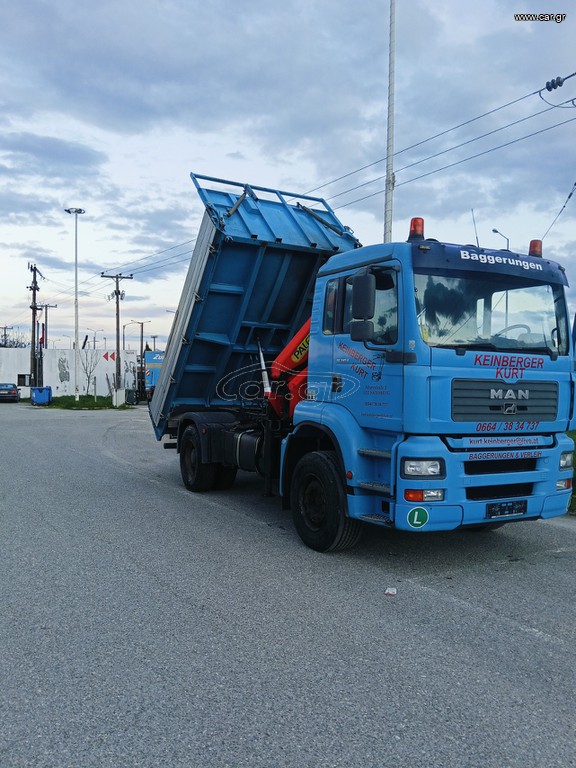 Ανατροπή + Γερανός MAN 2002 TGA 310
