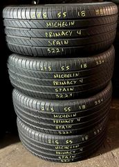 215/55R18 Michelin Μεταχειρισμένα DOT5221