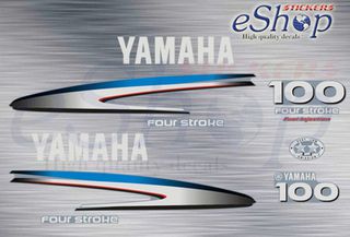 Αυτοκόλλητα σετ για Yamaha f 100 τετράχρονη 2005 2011